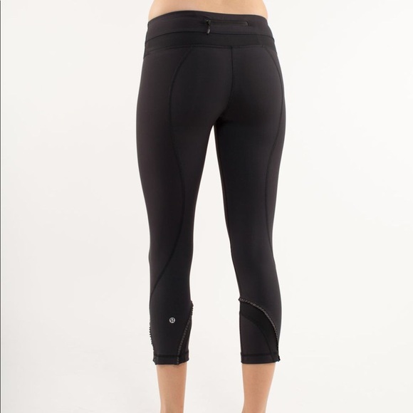 lululemon athletica | Pants u0026 Jumpsuits | Lululemon Mind Over Matter Ruffle  Crop Size 2 | Poshmark